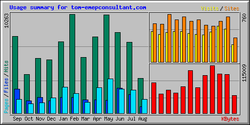 Usage summary for tom-emepconsultant.com
